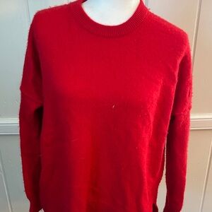 Athleta wool/cashmere  Red Sweater